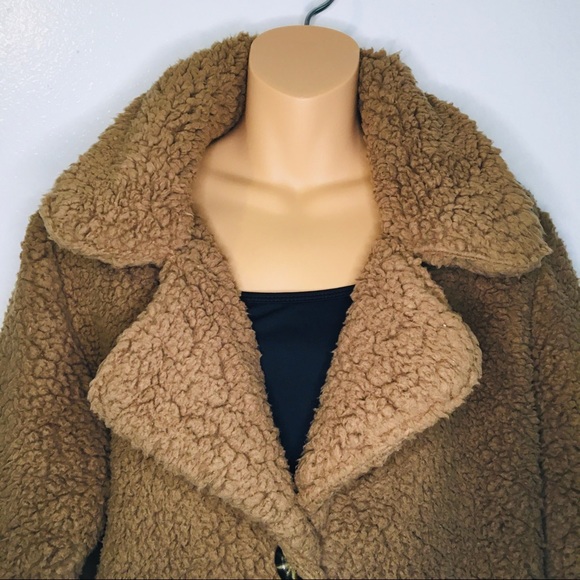 Sunset Lane Brown Sherpa Jacket - Picture 8 of 9